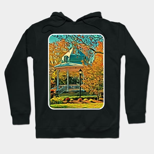 The Town Gazebo Hoodie by Fenay-Designs